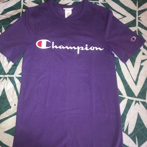 Purple Champion shirt
